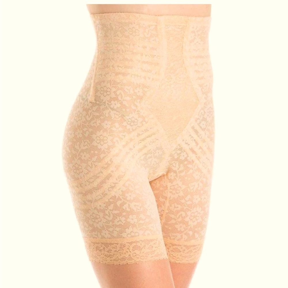 RAGO Style 6207 | High Waist Leg Shaper Extra Firm Shaping. Beige. Size S/26